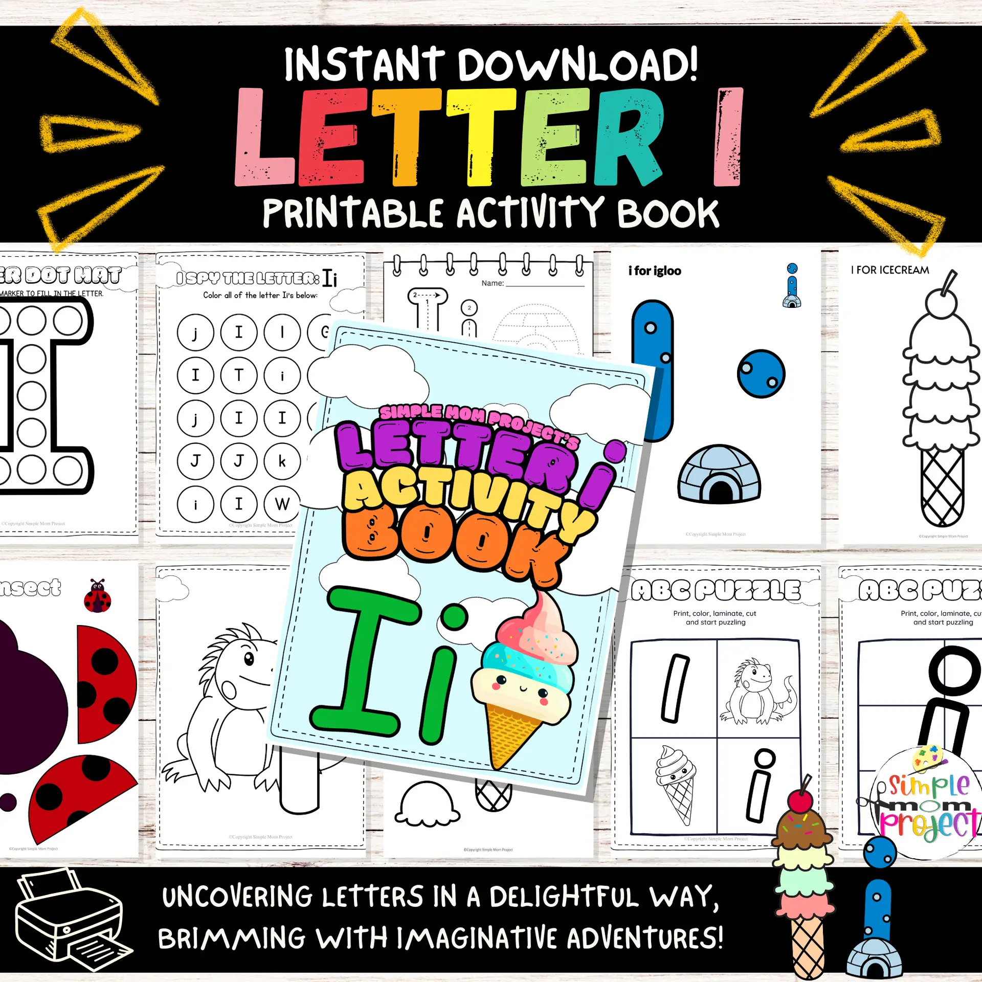 Explore fun letter "I" craft templates for toddlers and preschoolers, including 25 printables featuring ice cream crafts and igloo coloring pages. These activities enhance motor skills, creativity, and learning through crafting. Kids can use scissors and glue to create colorful designs, making them ideal for home or classroom use. Enjoy educational value and bonding experiences with these templates—grab your letter "I" set for endless crafting fun!