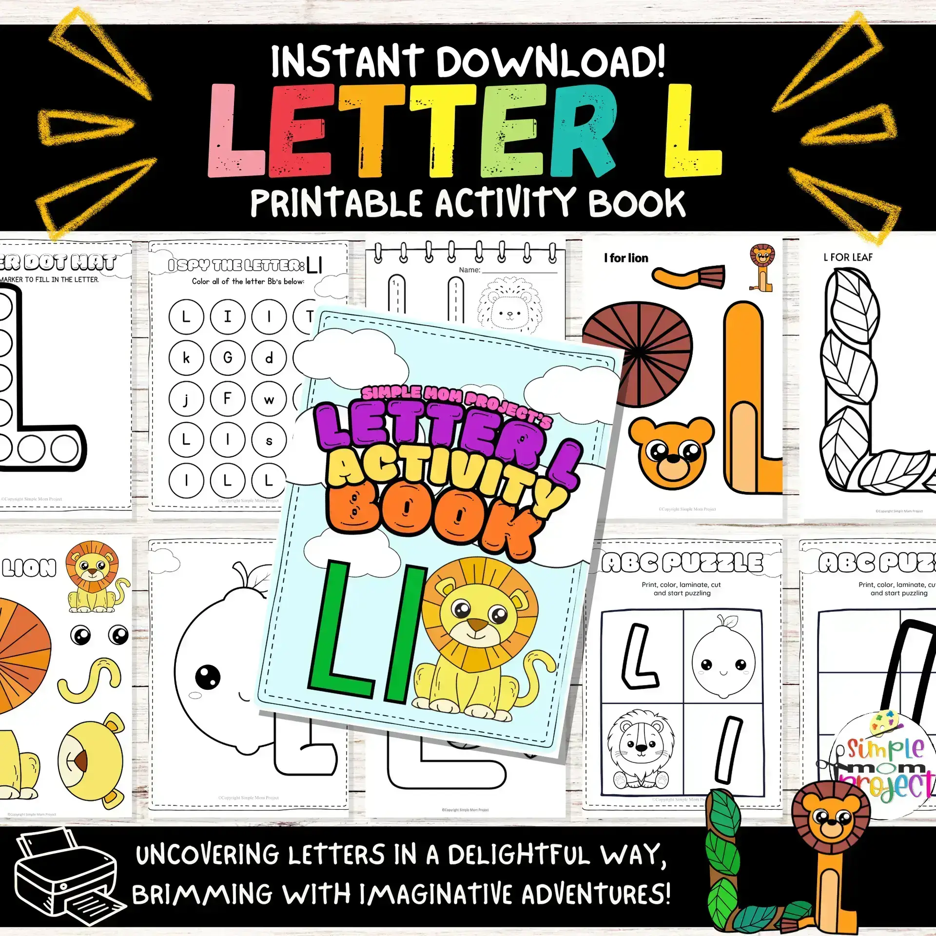 Engage kids with fun printable letter L craft templates and worksheets! This bundle boosts scissor skills for preschoolers and allows toddlers to enjoy coloring. Finished creations can serve as decorations or puppets. These activities keep children busy while you manage chores, encouraging creativity with colors and crafts. Enjoy quality bonding time as these educational crafts spread joy. Grab your downloadable letter L templates today and start crafting!